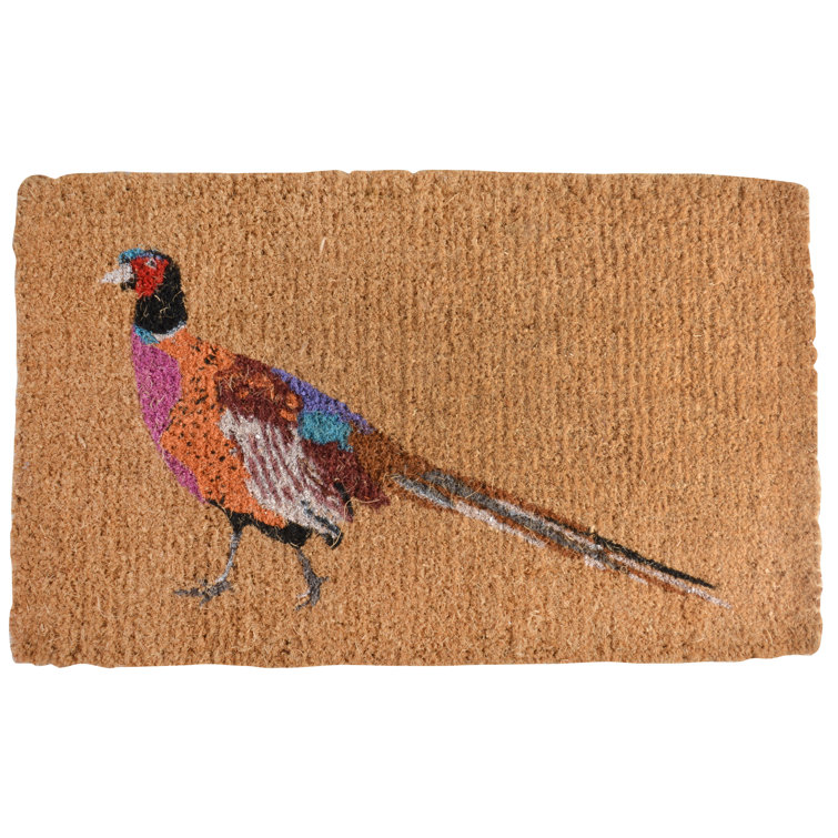 August Grove® Canan Pheasant Cocos 30 in. x 18 in. Outdoor Door Mat & Reviews Wayfair Canada